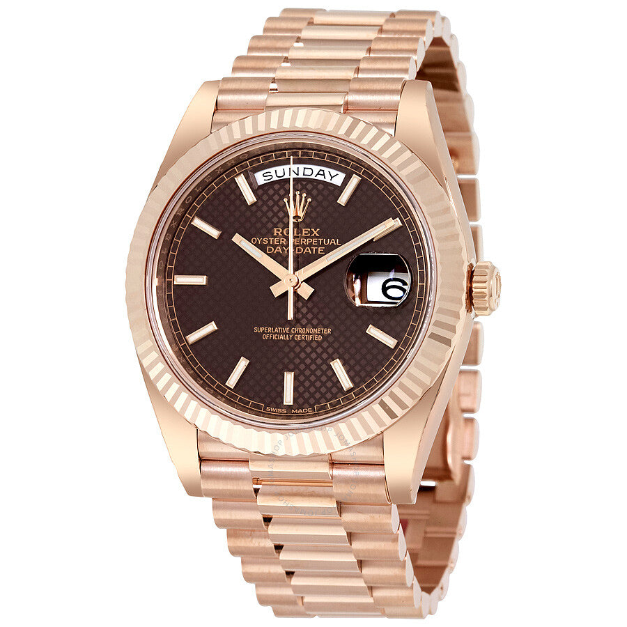 Rolex Everose Gold President Day Date 40 228235 CX 904L Stainless Steel with  Swiss Made Movement